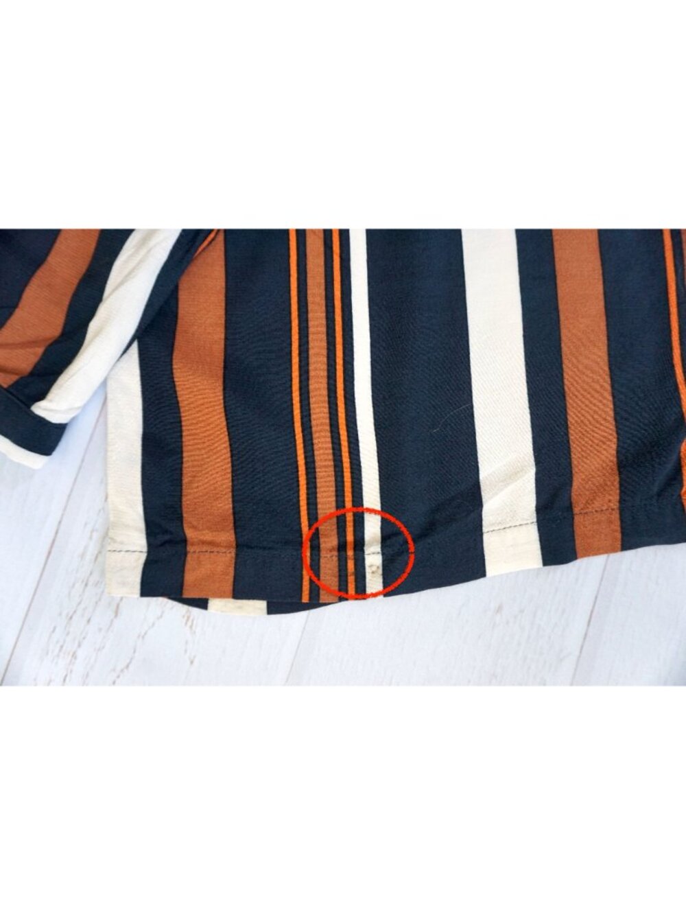 Topshop Women's Striped Wide-Leg Pants - Size 6 - Picture 9 of 9